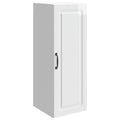Wandschrank Hochglanz Weiß 33 x 34,5 x 90 cm Holzwerkstoff