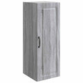 Wandschrank Grau Sonoma 33 x 34,5 x 90 cm Holzwerkstoff