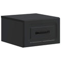 Wandmontierter Nachttisch Schwarz 34,5 x 33 x 20 cm