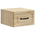Wandmontierter Nachttisch Sonoma-Eiche 34,5 x 33 x 20 cm