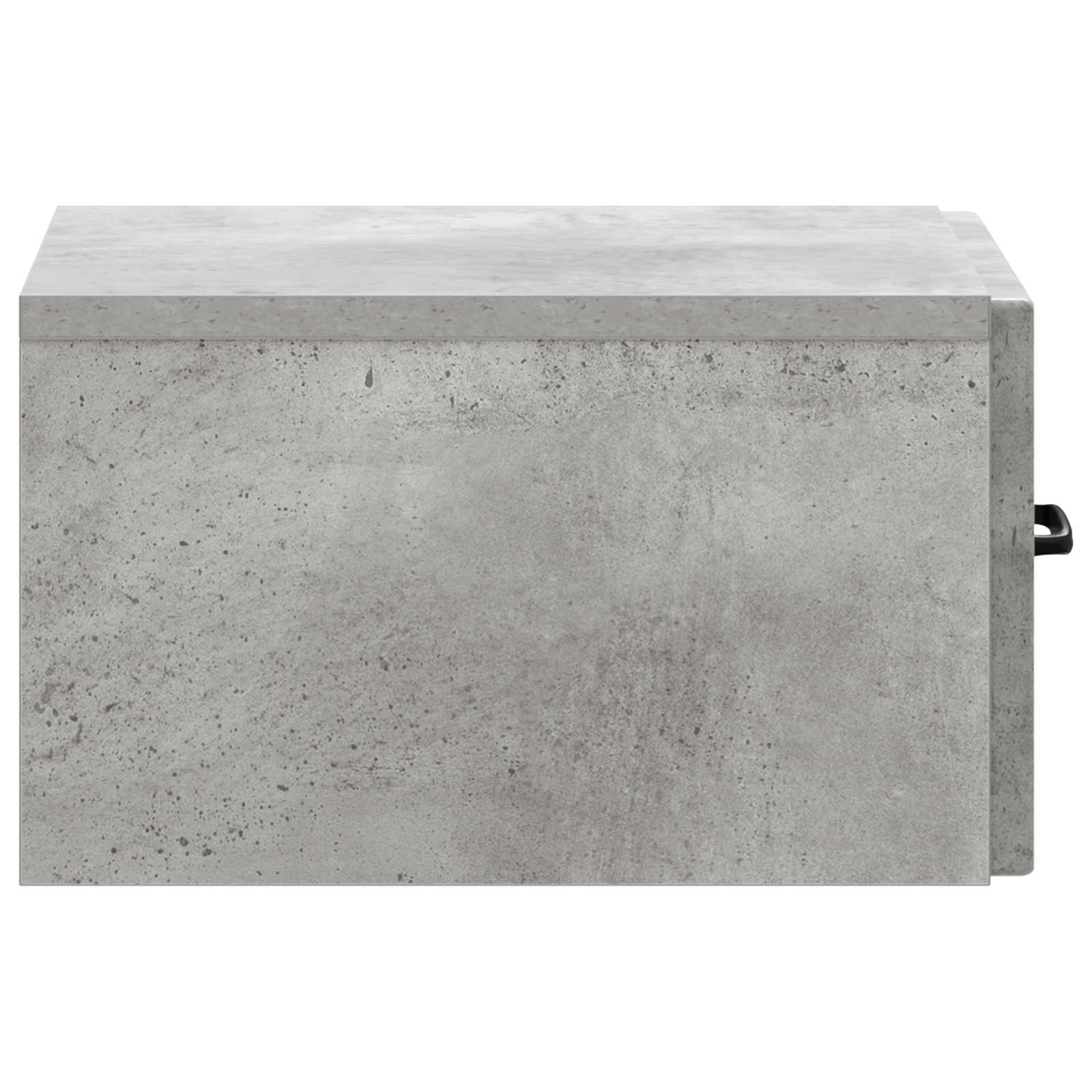 Wandmontierter Nachttisch Betongrau 34,5 x 33 x 20 cm