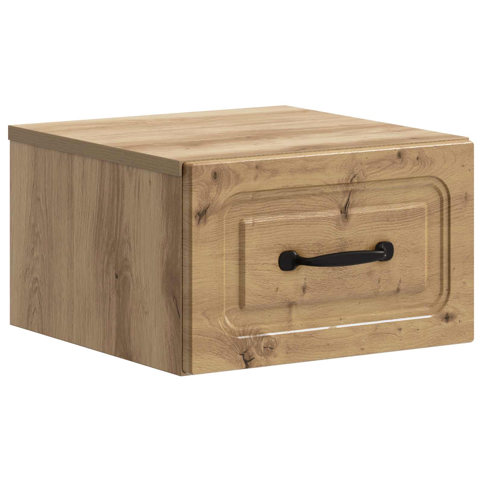 Wandmontierter Nachttisch 2 pcs Artisan-Eiche 34,5 x 33 x 20 cm