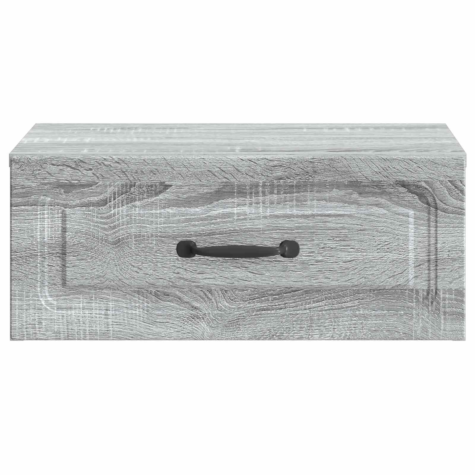 Wandmontierter Nachttisch 2 pcs Graues Sonoma 49 x 34,5 x 20 cm