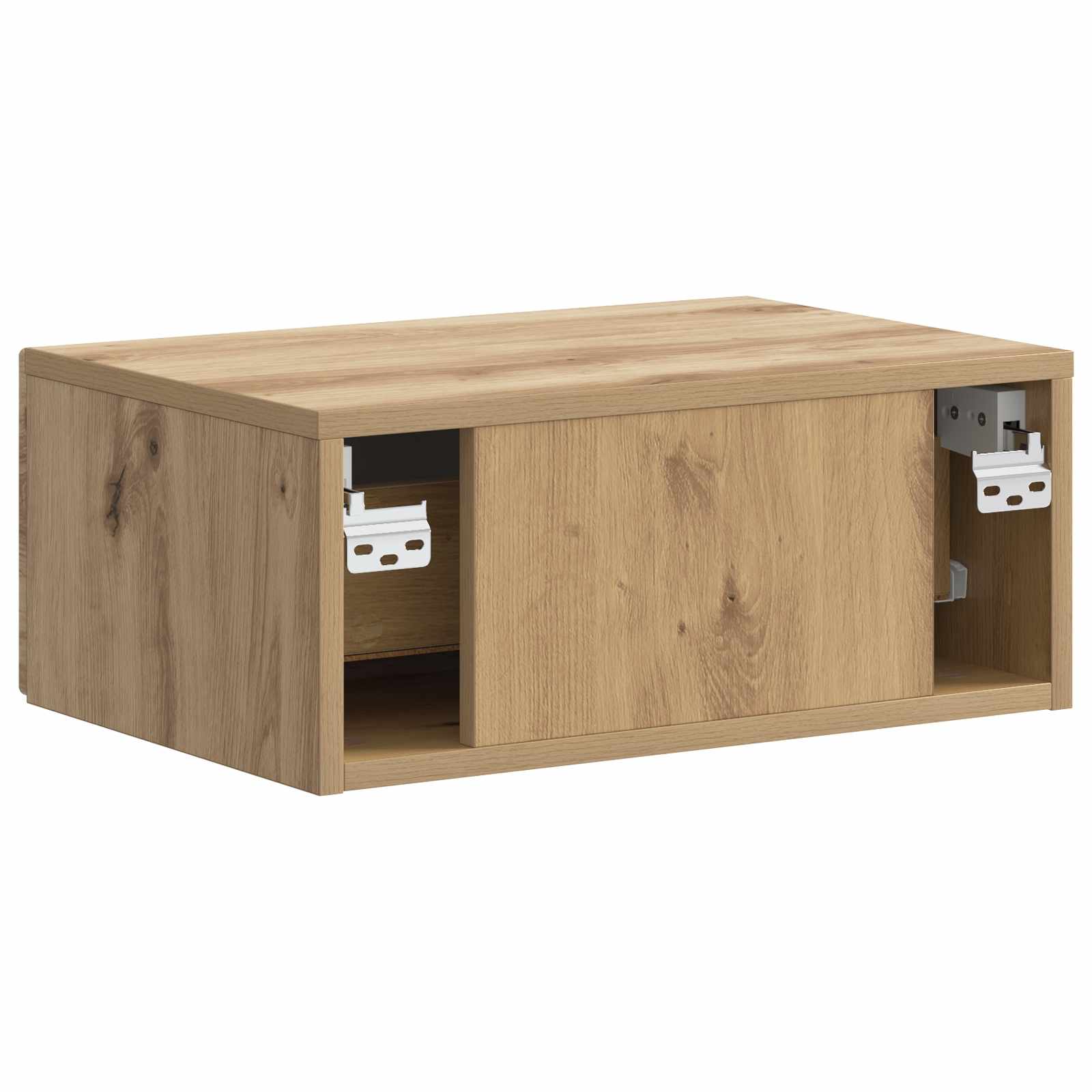 Wandmontierter Nachttisch Artisan-Eiche 49 x 34,5 x 20 cm