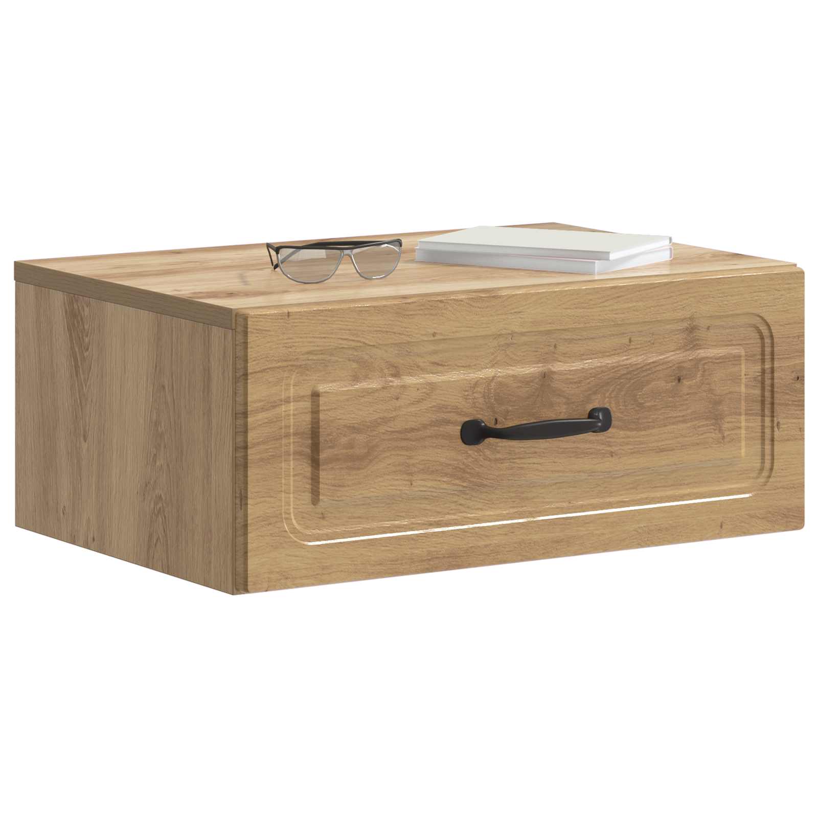 Wandmontierter Nachttisch 2 pcs Artisan-Eiche 49 x 34,5 x 20 cm