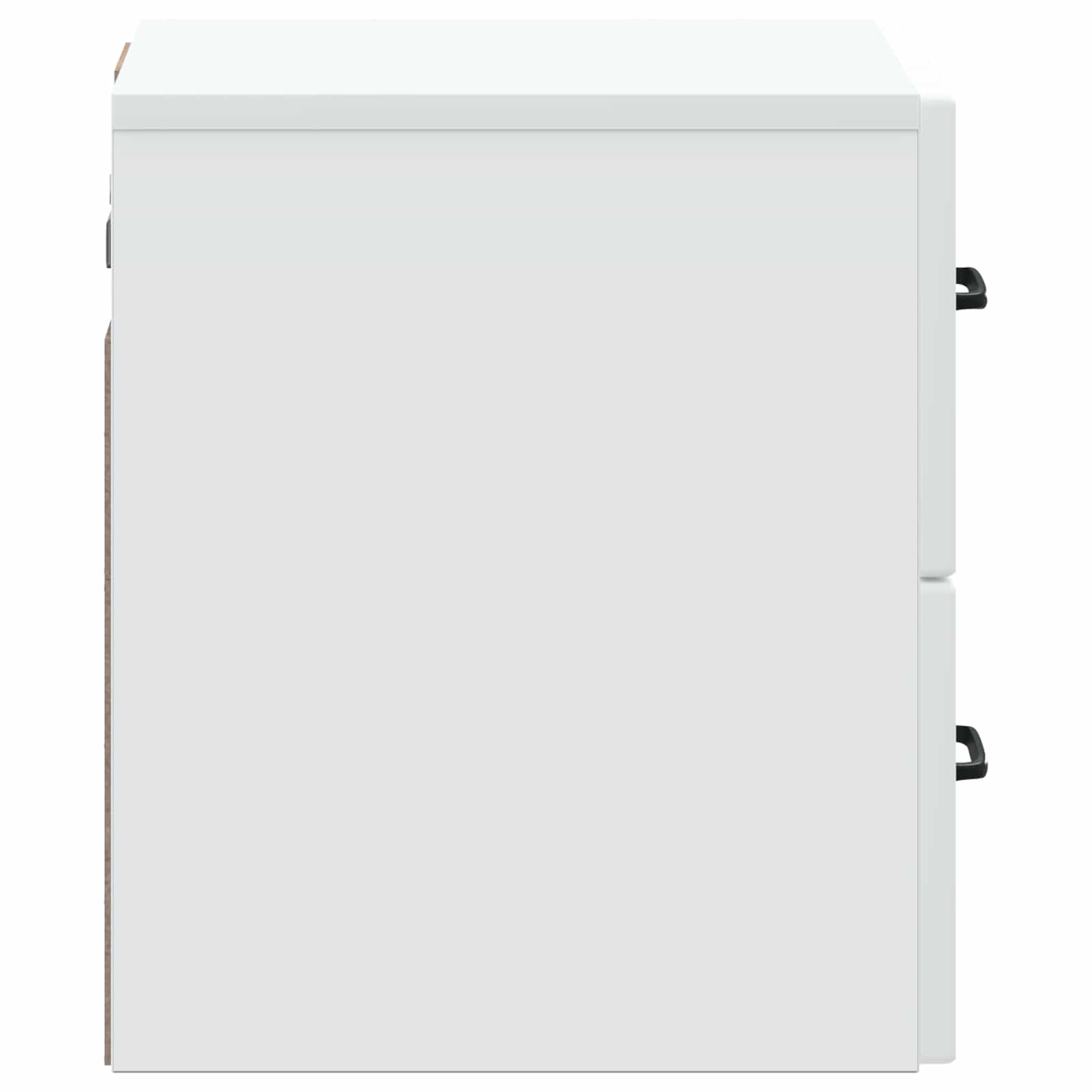 Wandmontierter Nachttisch 2 pcs Weiß 34,5 x 33 x 40 cm