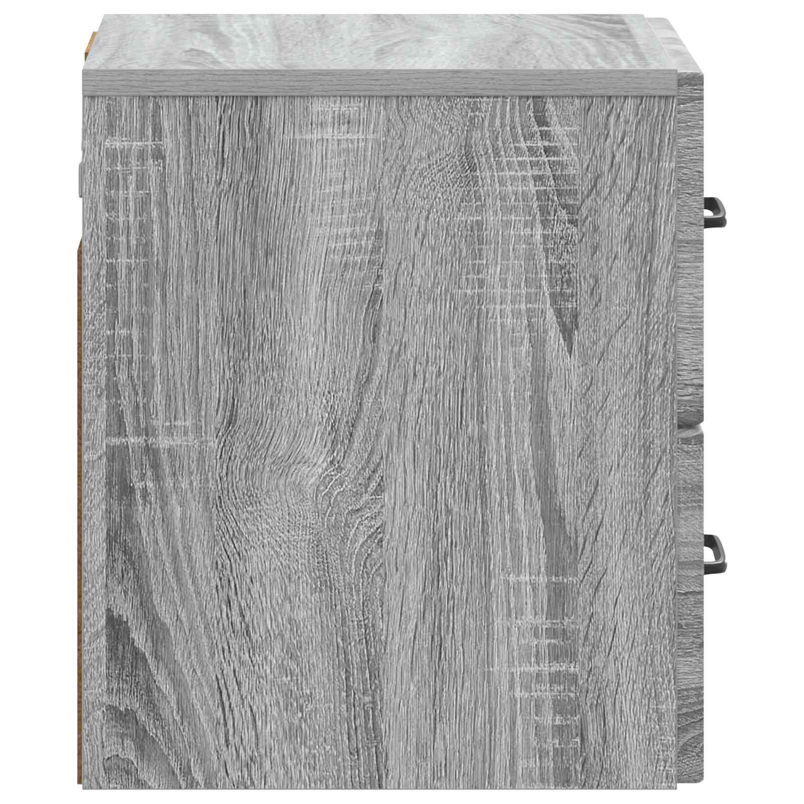 Wandmontierter Nachttisch Graues Sonoma 34,5 x 33 x 40 cm