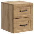 Wandmontierter Nachttisch Artisan-Eiche 34,5 x 33 x 40 cm