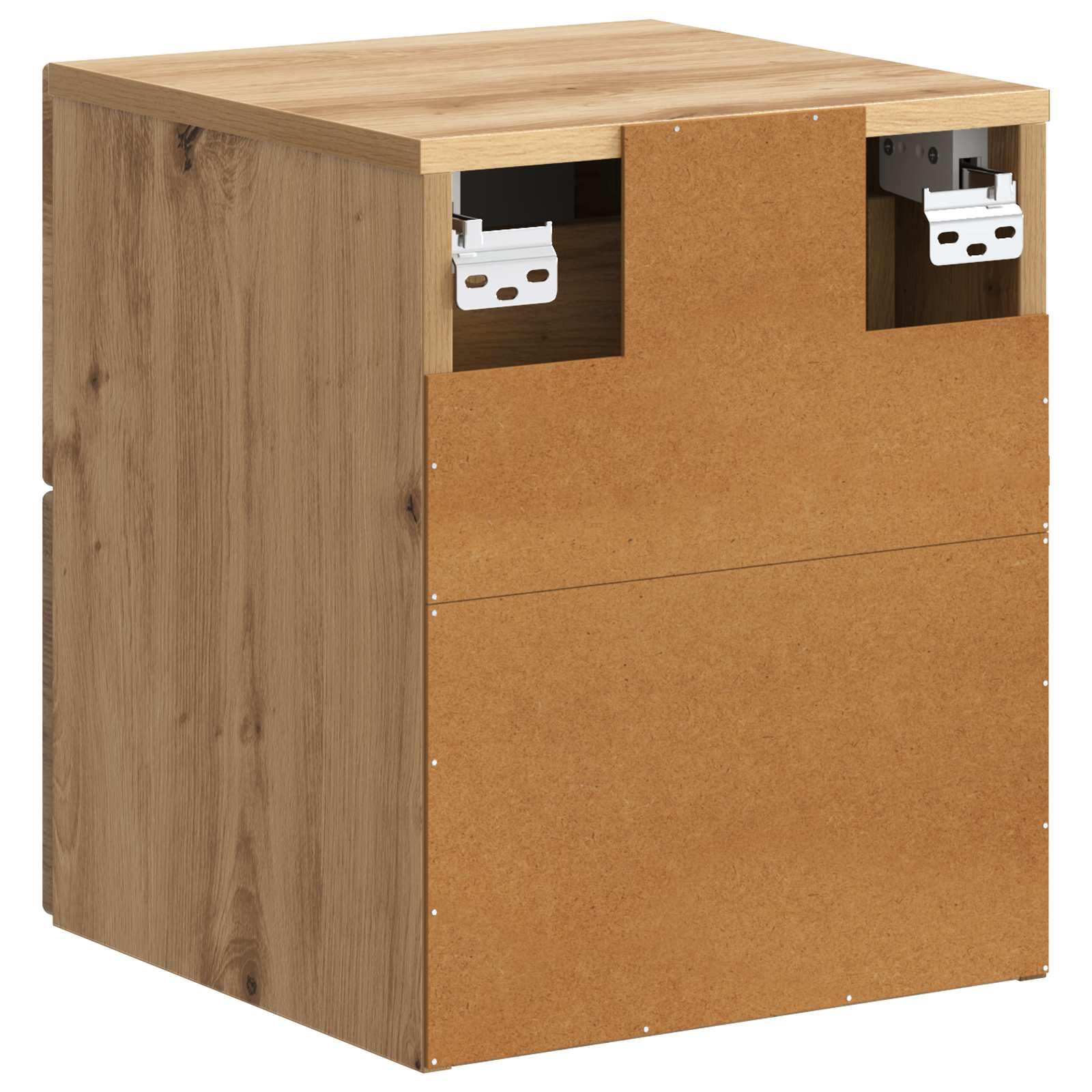 Wandmontierter Nachttisch Artisan-Eiche 34,5 x 33 x 40 cm