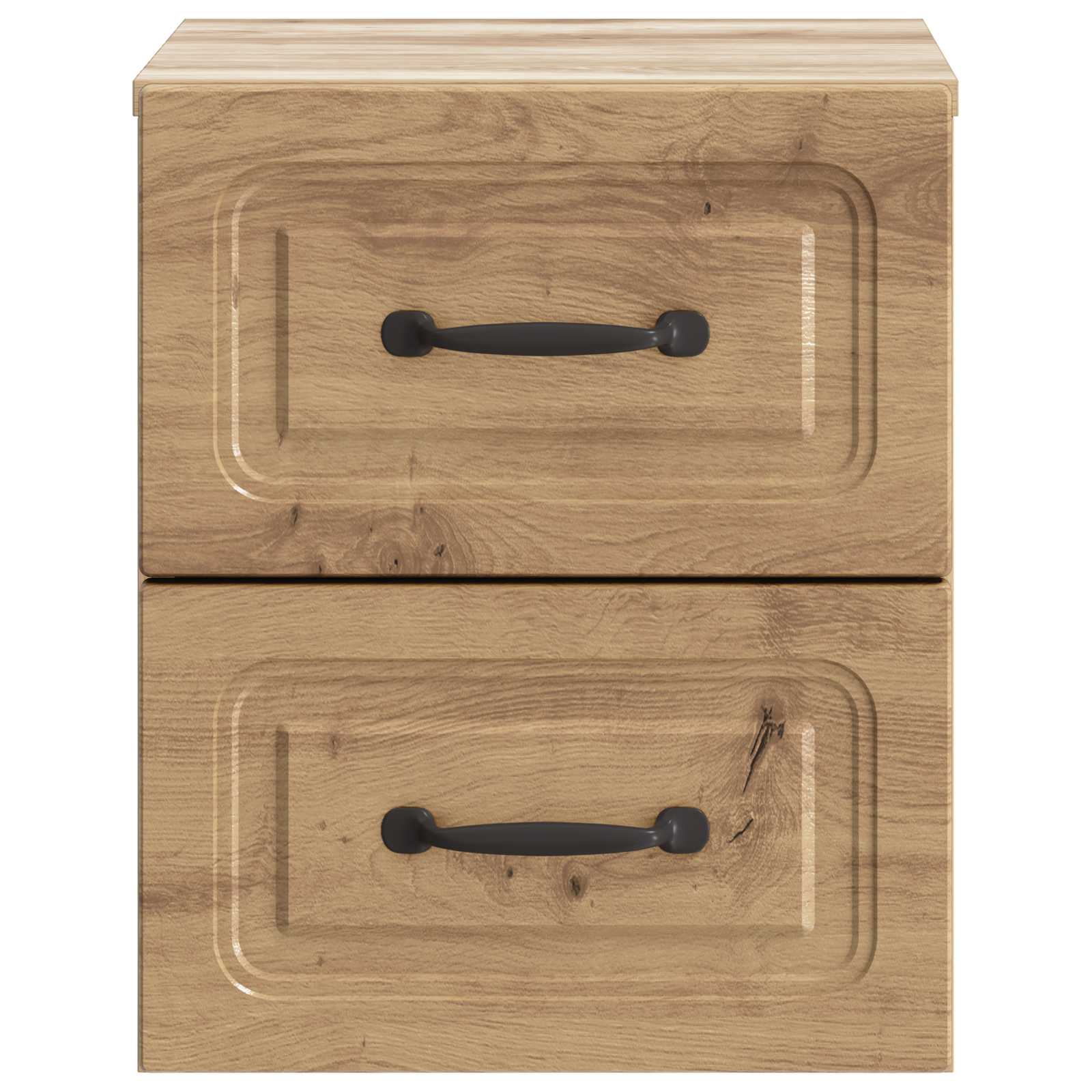 Wandmontierter Nachttisch 2 pcs Artisan-Eiche 34,5 x 33 x 40 cm