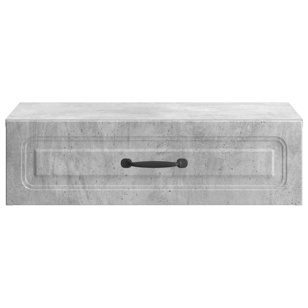 Wandmontierter Beistelltisch Betongrau 59 x 34,5 x 17 cm