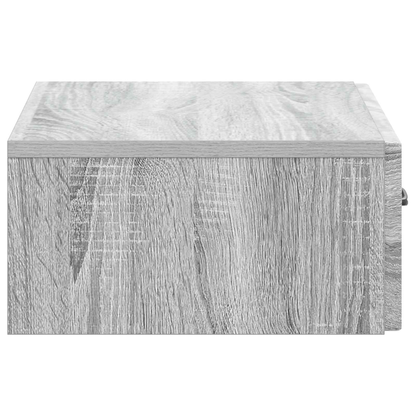 Wandmontierter Beistelltisch Graues Sonoma 59 x 34,5 x 17 cm