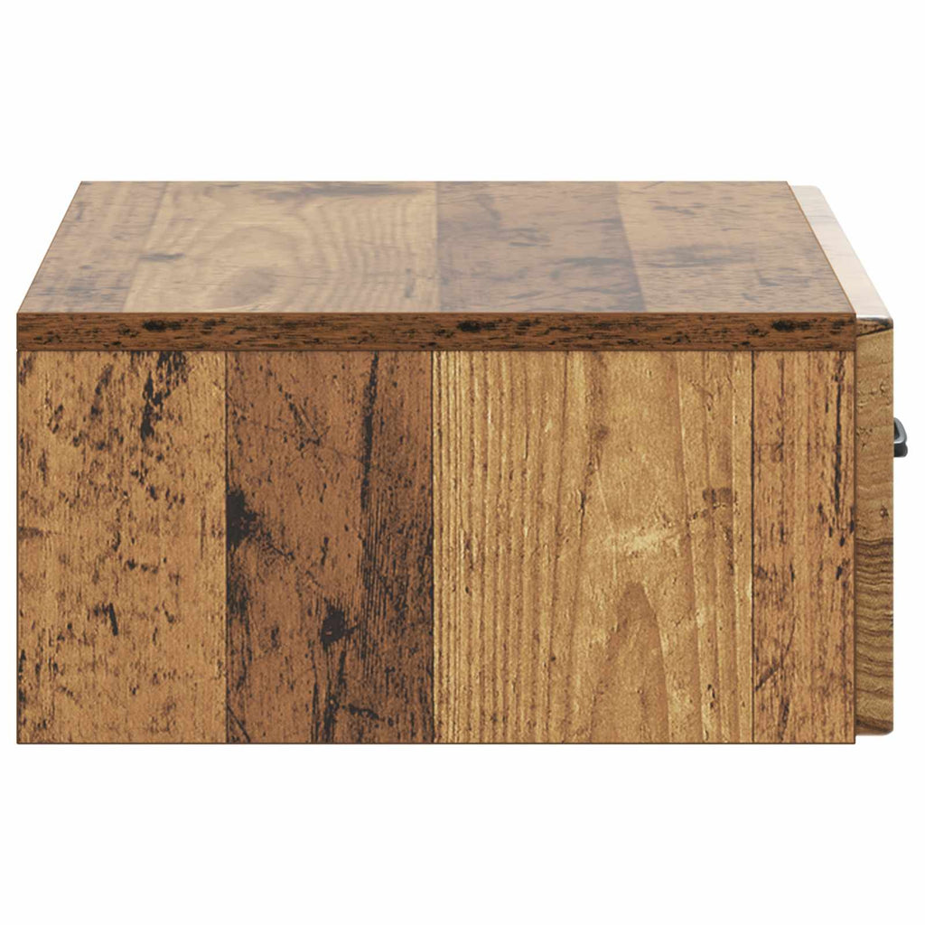 Wandmontierter Beistelltisch Altholz 59 x 34,5 x 17 cm
