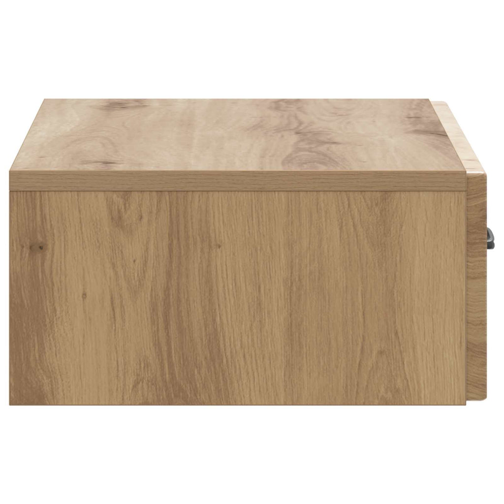 Wandmontierter Beistelltisch Artisan-Eiche 59 x 34,5 x 17 cm