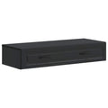 Wandmontierter Beistelltisch Schwarz 87,5 x 34,5 x 17 cm