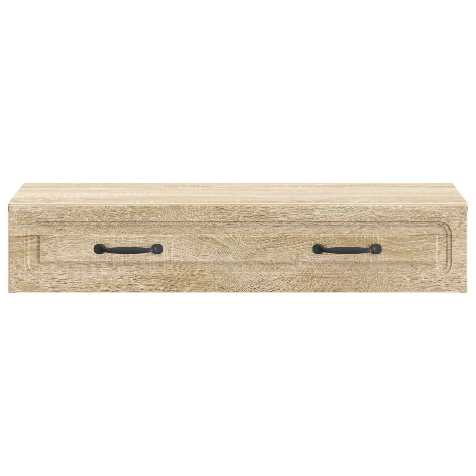 Wandmontierter Beistelltisch Sonoma-Eiche 87,5 x 34,5 x 17 cm