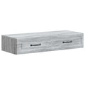 Wandmontierter Beistelltisch Graues Sonoma 87,5 x 34,5 x 17 cm