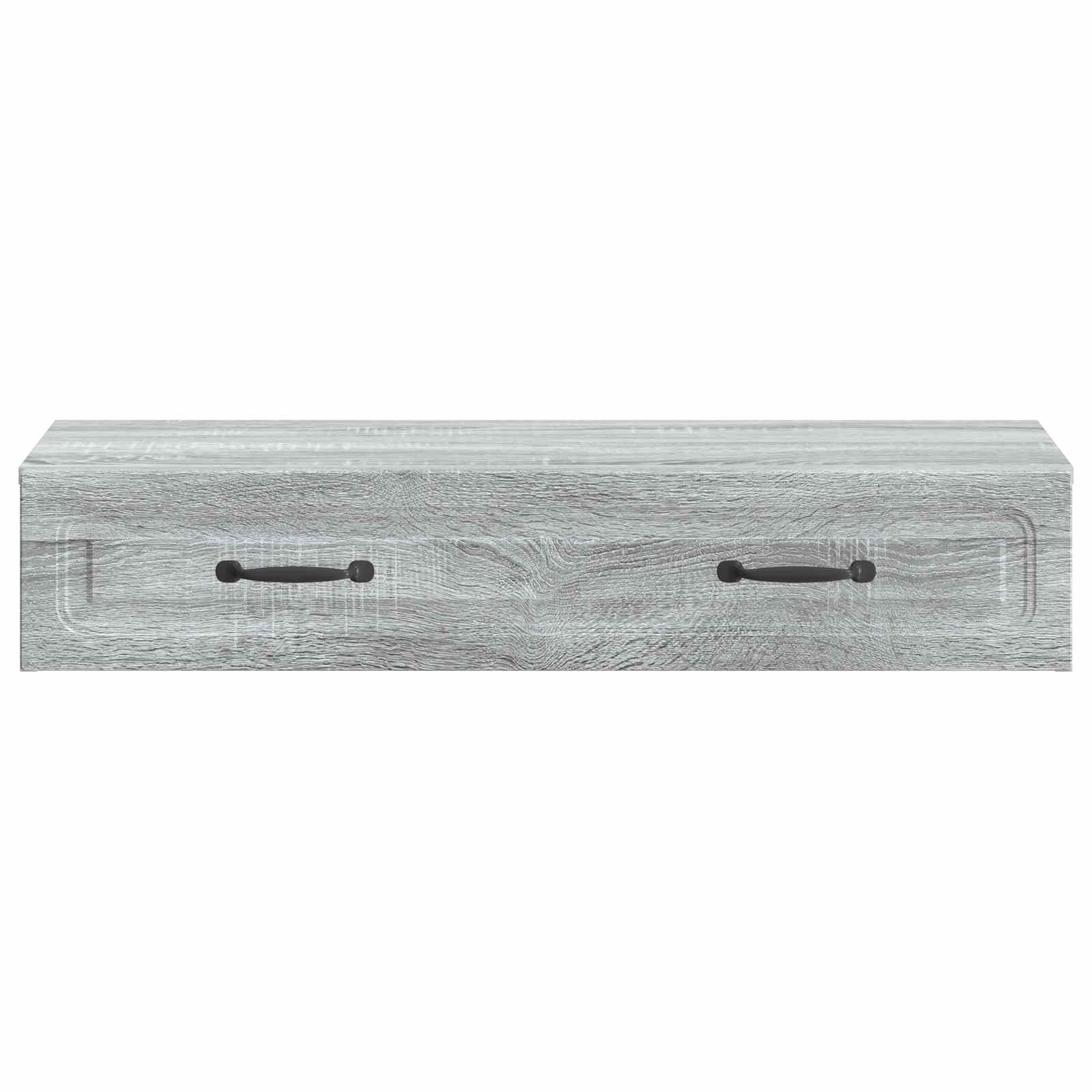 Wandmontierter Beistelltisch Graues Sonoma 87,5 x 34,5 x 17 cm