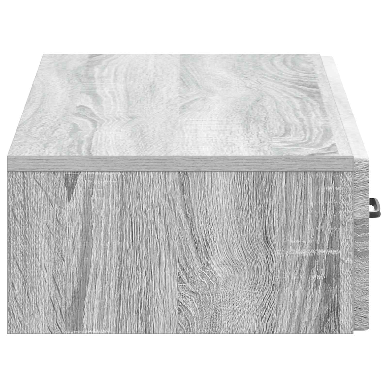 Wandmontierter Beistelltisch Graues Sonoma 87,5 x 34,5 x 17 cm