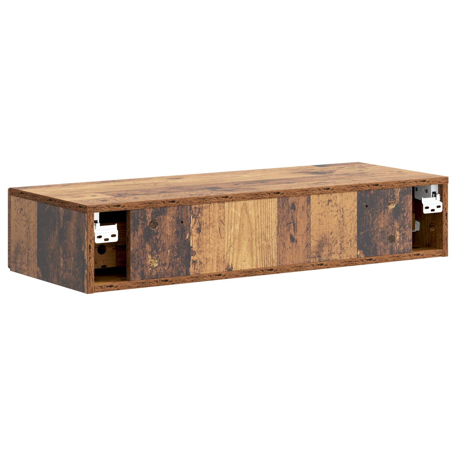 Wandmontierter Beistelltisch Altholz 87,5 x 34,5 x 17 cm