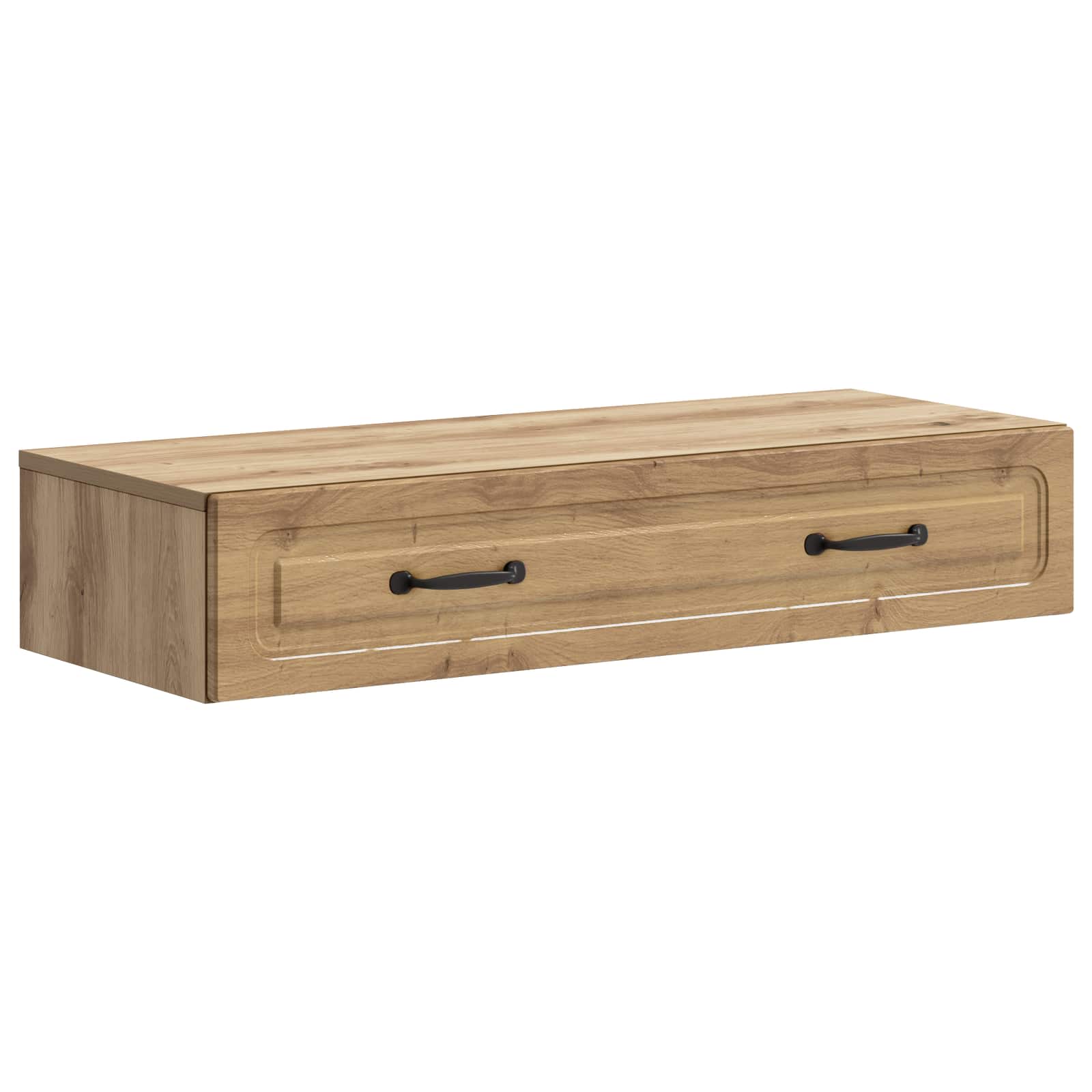 Wandmontierter Beistelltisch Artisan-Eiche 87,5 x 34,5 x 17 cm