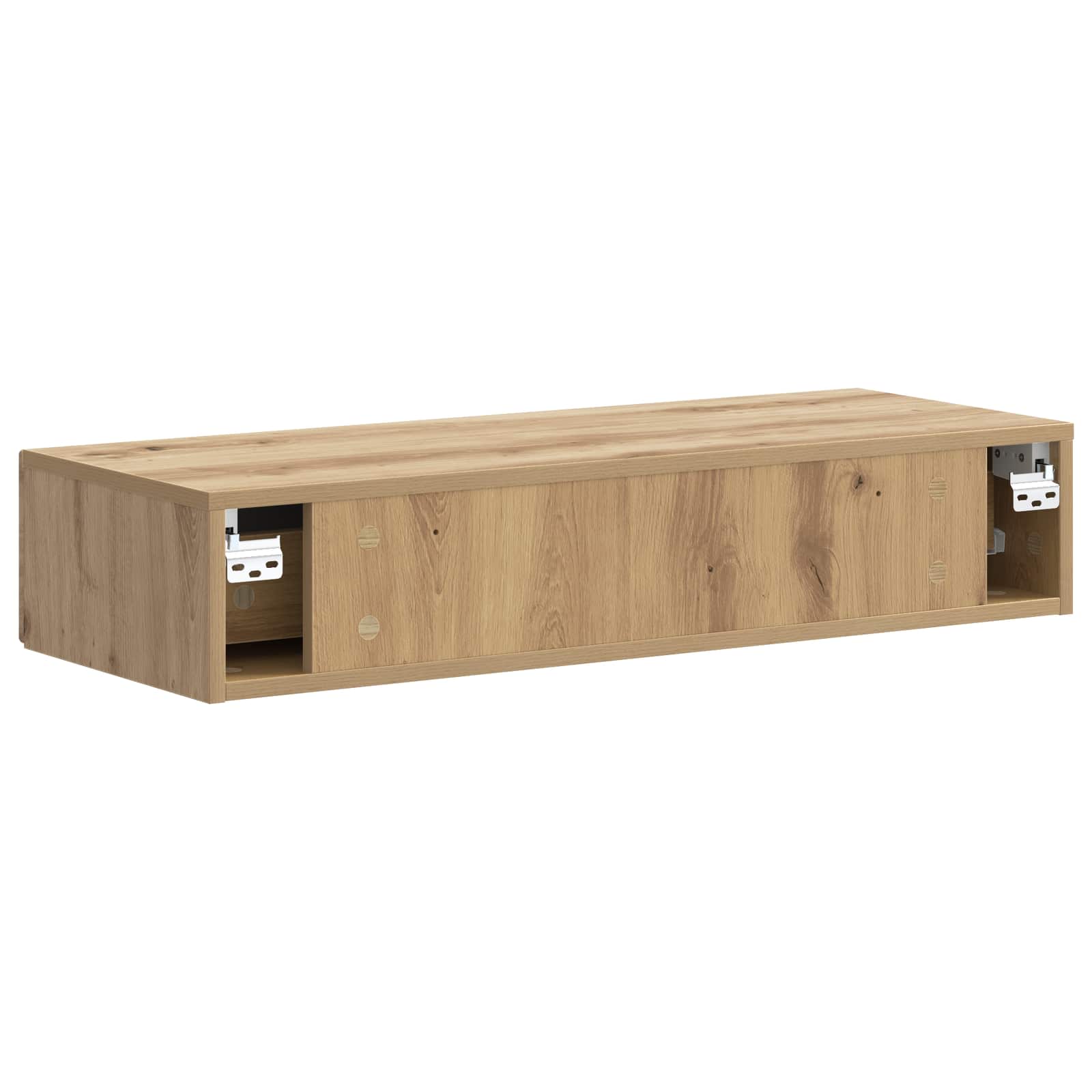 Wandmontierter Beistelltisch Artisan-Eiche 87,5 x 34,5 x 17 cm