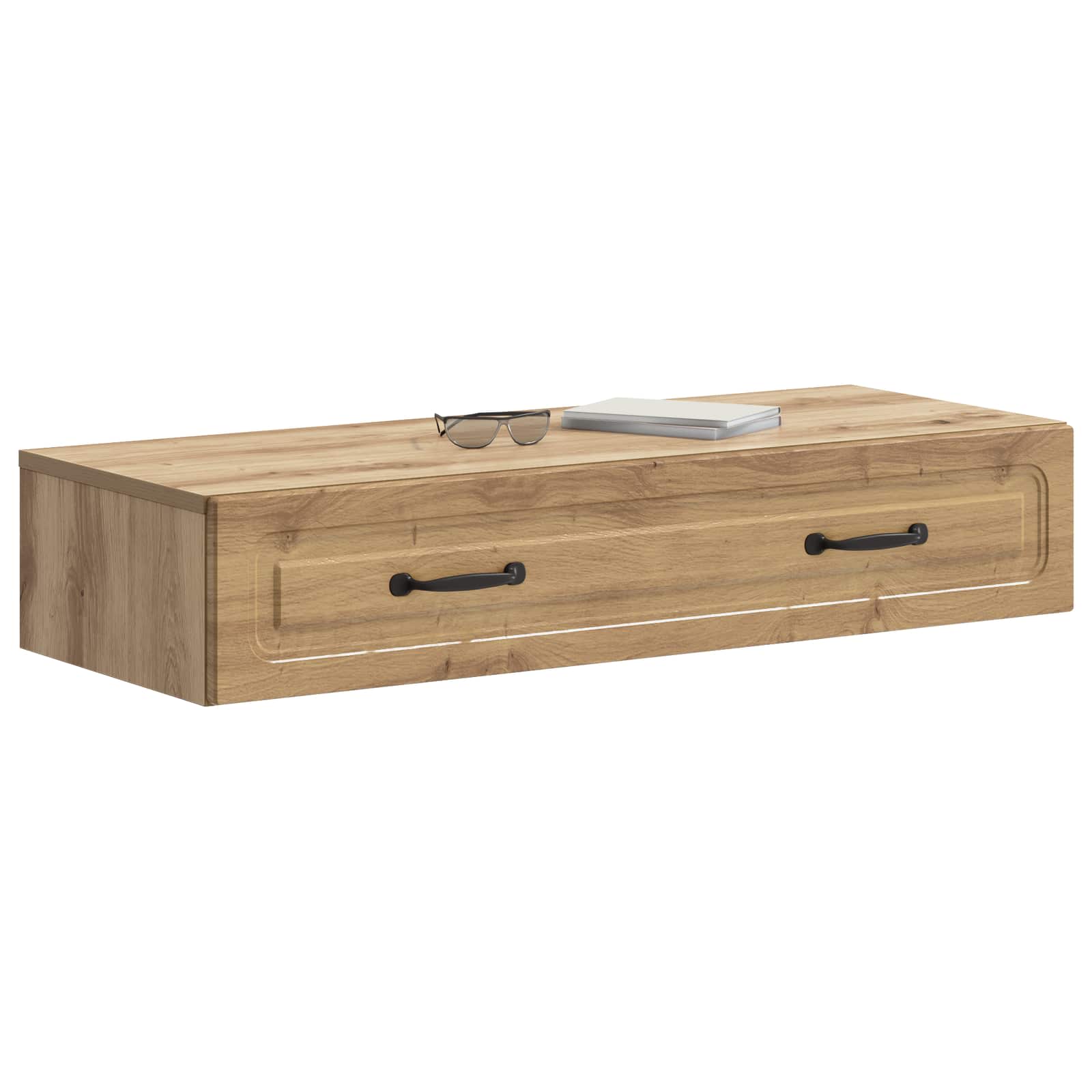 Wandmontierter Beistelltisch Artisan-Eiche 87,5 x 34,5 x 17 cm