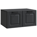 Wandmontierter TV-Schrank Schwarz 59,5 x 41 x 30 cm