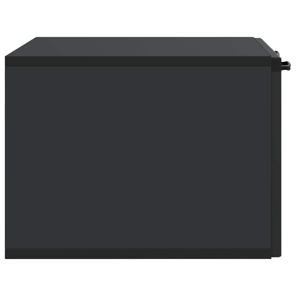 Wandmontierter TV-Schrank Schwarz 59,5 x 41 x 30 cm