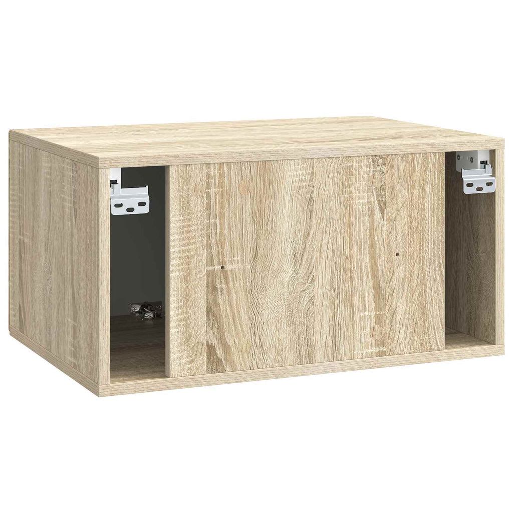 Wandmontierter TV-Schrank Sonoma-Eiche 59,5 x 41 x 30 cm