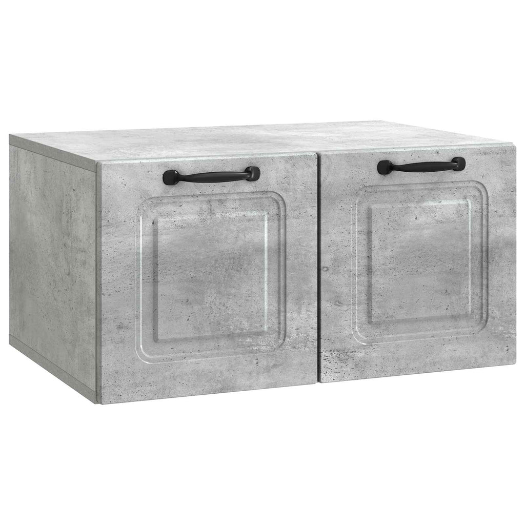 Wandmontierter TV-Schrank Betongrau 59,5 x 41 x 30 cm