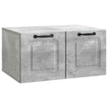 Wandmontierter TV-Schrank Betongrau 59,5 x 41 x 30 cm