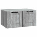 Wandmontierter TV-Schrank Graues Sonoma 59,5 x 41 x 30 cm