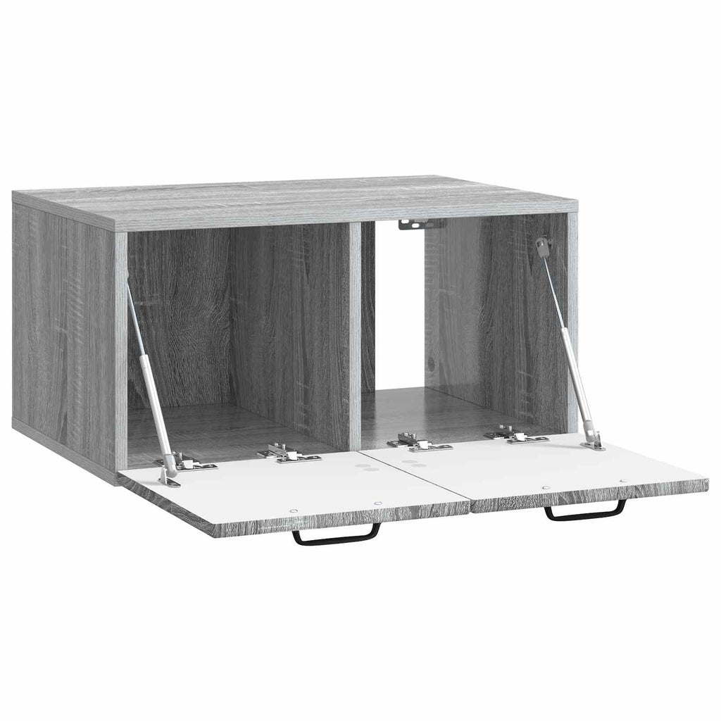 Wandmontierter TV-Schrank Graues Sonoma 59,5 x 41 x 30 cm
