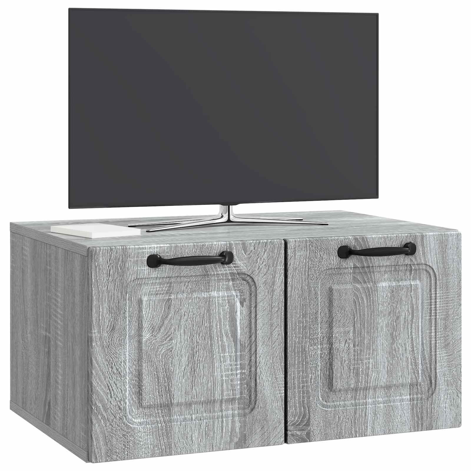 Wandmontierter TV-Schrank Graues Sonoma 59,5 x 41 x 30 cm