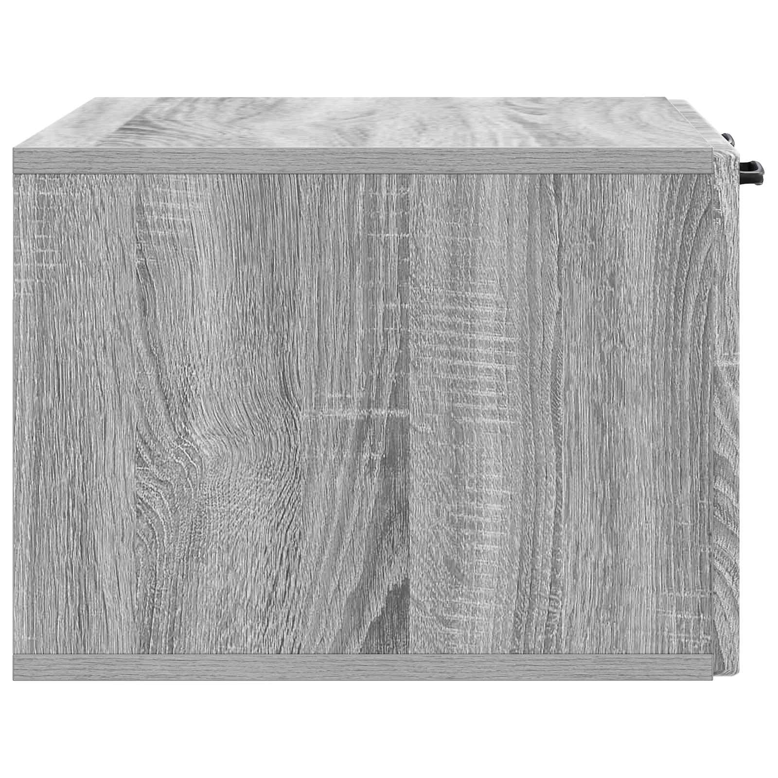 Wandmontierter TV-Schrank Graues Sonoma 59,5 x 41 x 30 cm