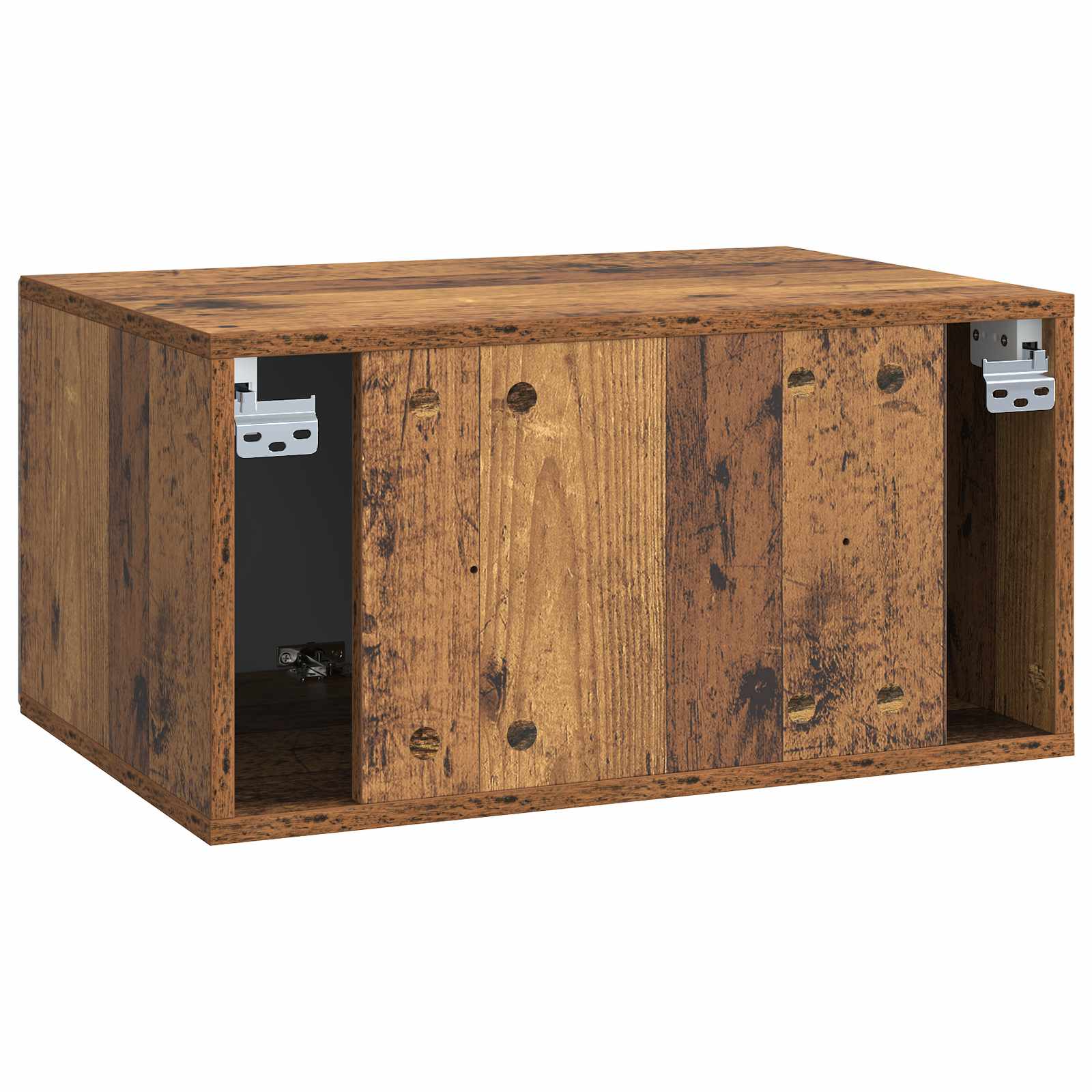 Wandmontierter TV-Schrank Altholz 59,5 x 41 x 30 cm