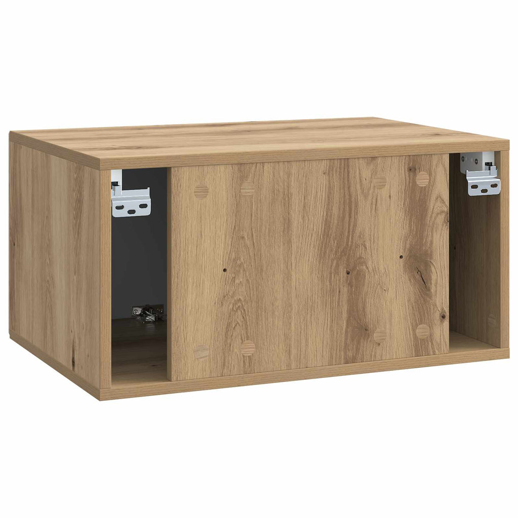 Wandmontierter TV-Schrank Artisan-Eiche 59,5 x 41 x 30 cm