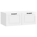 Wandmontierter TV-Schrank Hochglanz Weiß 78,5 x 41 x 30 cm