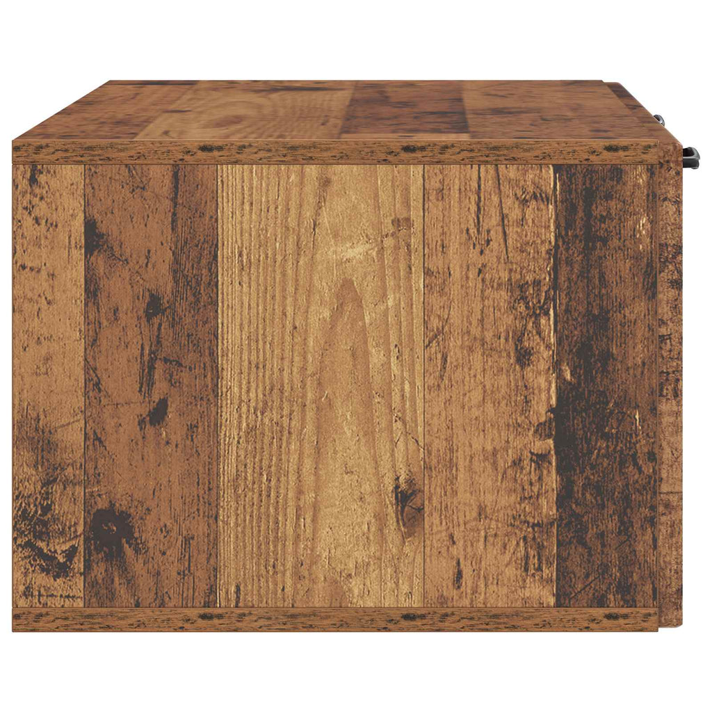 Wandmontierter TV-Schrank Altholz 78,5 x 41 x 30 cm