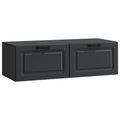 Wandmontierter TV-Schrank Schwarz 98 x 41 x 30 cm Holzwerkstoff