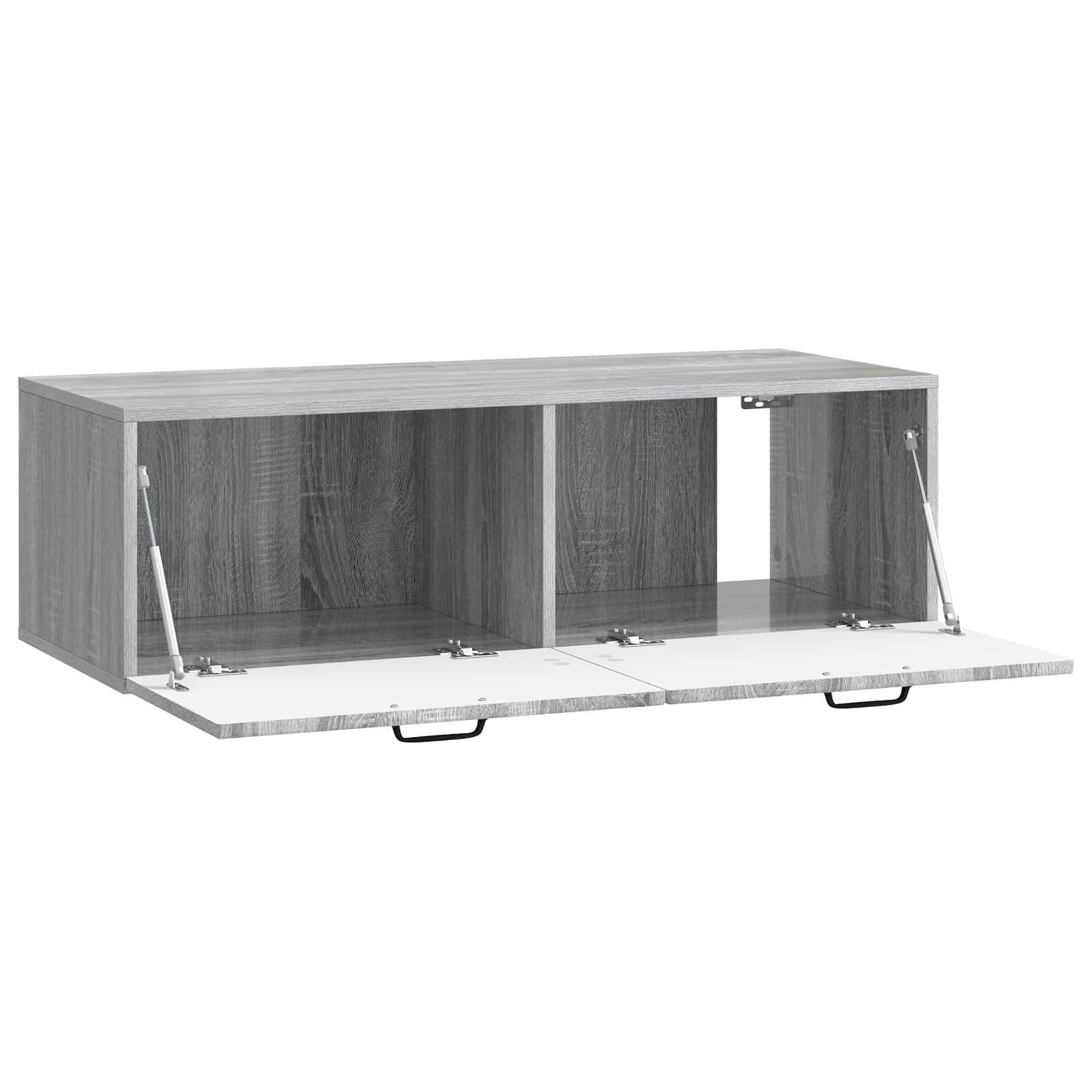 Wandmontierter TV-Schrank Graues Sonoma 98 x 41 x 30 cm