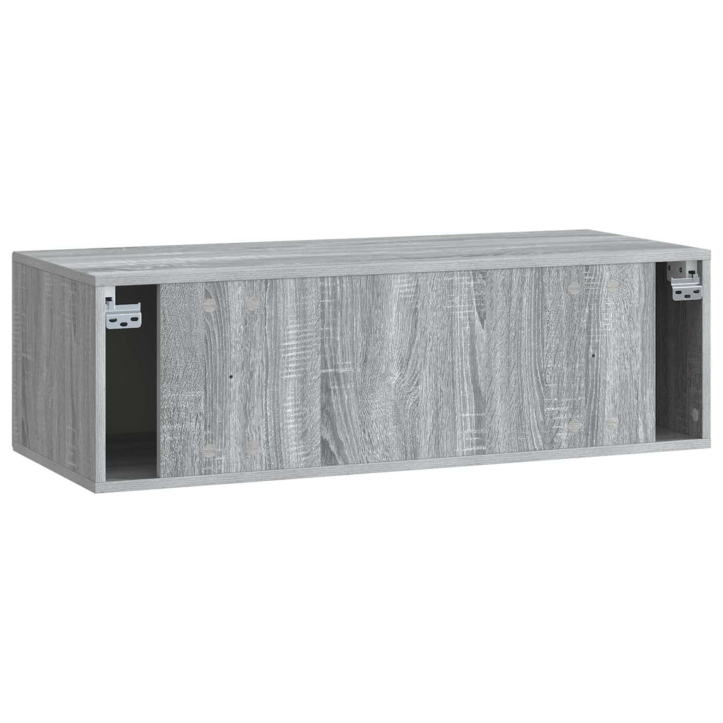 Wandmontierter TV-Schrank Graues Sonoma 98 x 41 x 30 cm
