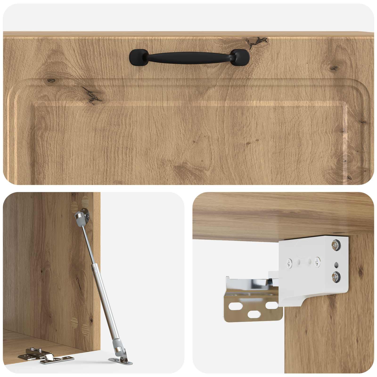 Wandmontierter TV-Schrank Artisan-Eiche 98 x 41 x 30 cm