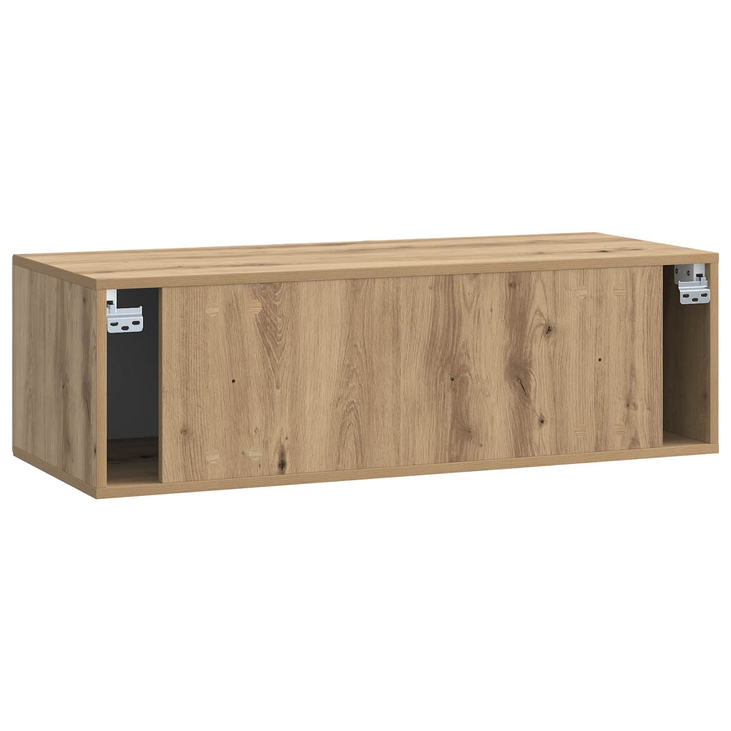 Wandmontierter TV-Schrank Artisan-Eiche 98 x 41 x 30 cm