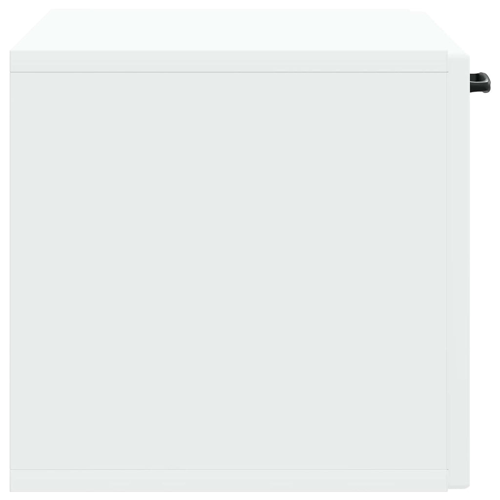 Wandmontierter TV-Schrank Weiß 59,5 x 31 x 30 cm Holzwerkstoff