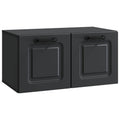 Wandmontierter TV-Schrank Schwarz 59,5 x 31 x 30 cm
