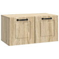 Wandmontierter TV-Schrank Sonoma-Eiche 59,5 x 31 x 30 cm