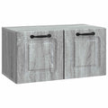 Wandmontierter TV-Schrank Graues Sonoma 59,5 x 31 x 30 cm