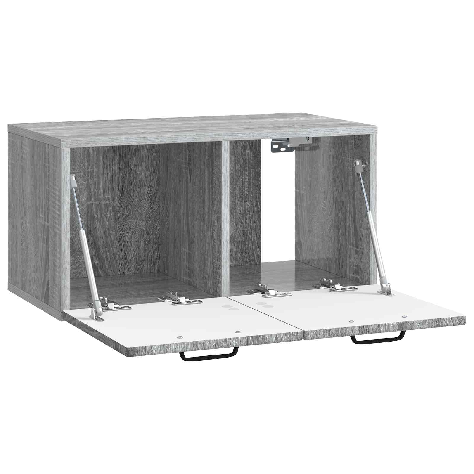 Wandmontierter TV-Schrank Graues Sonoma 59,5 x 31 x 30 cm